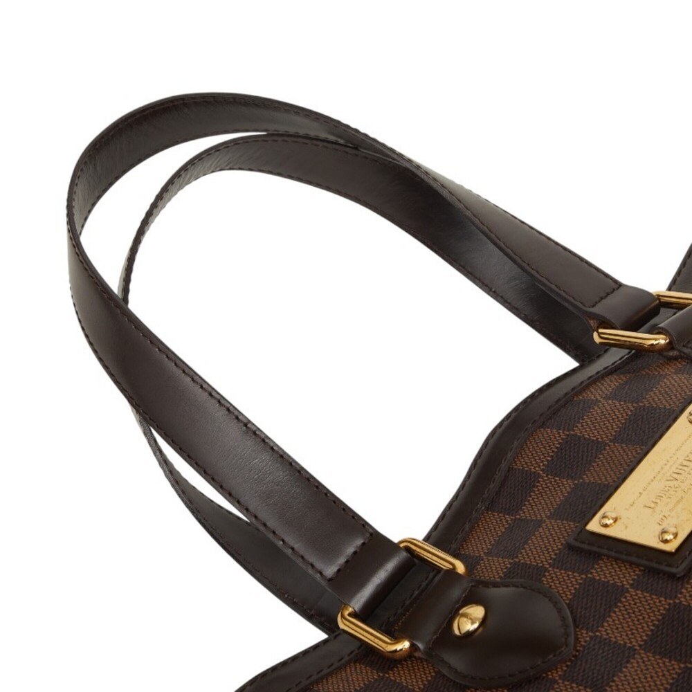 LOUIS VUITTON Brown Damier Leather Tote Bag - Picture 11 of 16